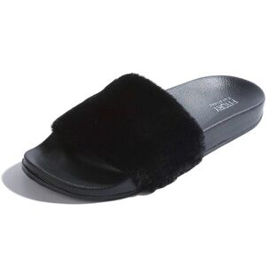 Faux Fur Slides